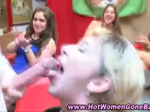 Real cfnm hotties get a cumshot